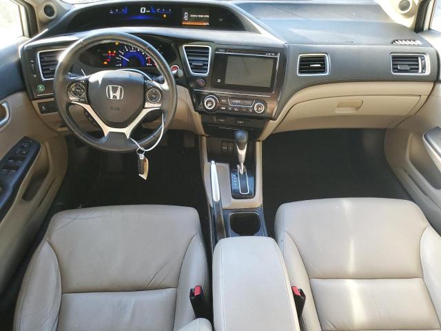 19XFB2F90FE007150 - 2015 HONDA CIVIC EXL WHITE photo 8