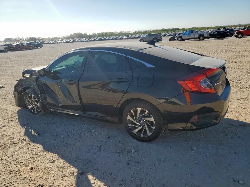 19XFC2F71HE008144 - 2017 HONDA CIVIC EX BLACK photo 2
