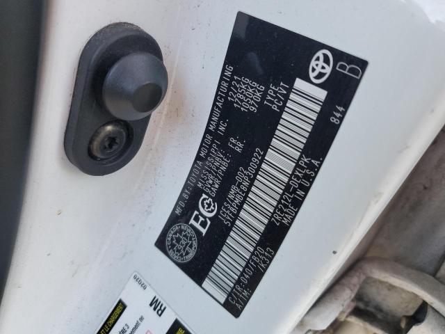 5YFBPMBE8NP300922 - 2022 TOYOTA COROLLA LE 白色 照片 13