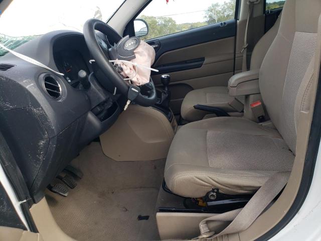 1J4NT1FA5BD182383 - 2011 JEEP COMPASS SPORT WHITE photo 7