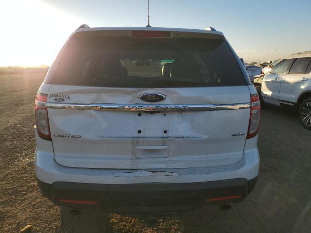 1FMHK8F82CGA31816 - 2012 FORD EXPLORER LIMITED WHITE photo 6