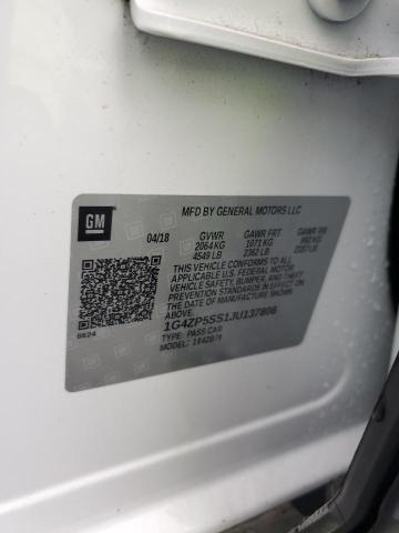 1G4ZP5SS1JU137808 - 2018 BUICK LACROSSE ESSENCE Белый фото 13