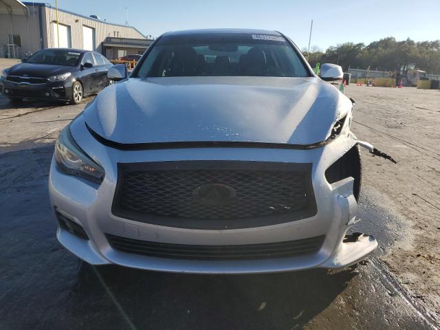 JN1BV7AR4FM394736 - 2015 INFINITI Q50 BASE SILVER photo 5