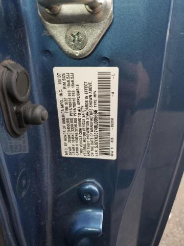 5J6YH28748L005666 - 2008 HONDA ELEMENT EX ლურჯი ფოტო 13