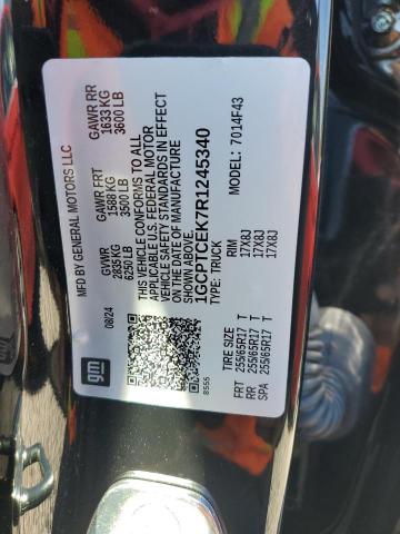 1GCPTCEK7R1245340 - 2024 CHEVROLET COLORADO LT BLACK photo 13