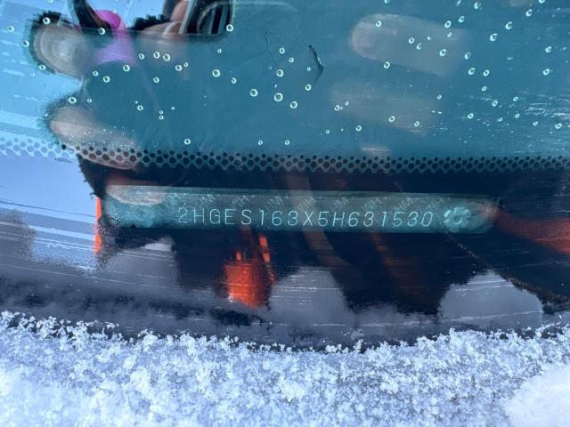 2HGES163X5H631530 - 2005 HONDA CIVIC DX VP GRAY photo 12