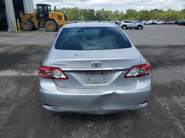 2T1BU4EE0DC008135 - 2013 TOYOTA COROLLA BASE SILVER photo 6