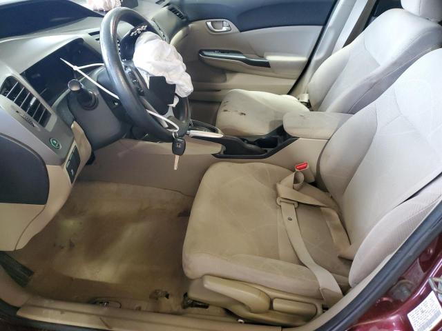 19XFB2F89CE317509 - 2012 HONDA CIVIC EX RED photo 7