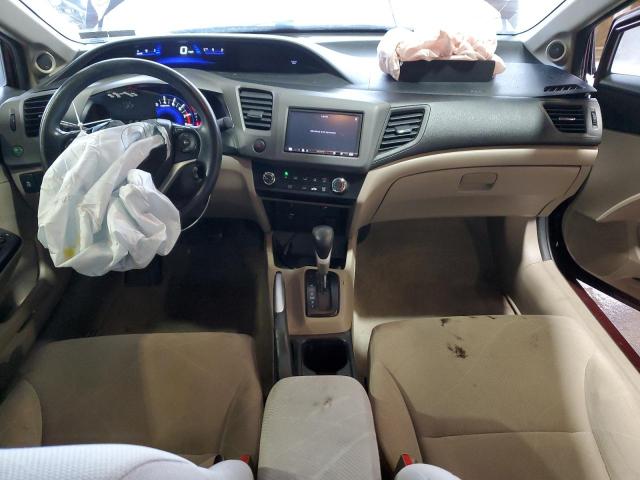 19XFB2F89CE317509 - 2012 HONDA CIVIC EX RED photo 8