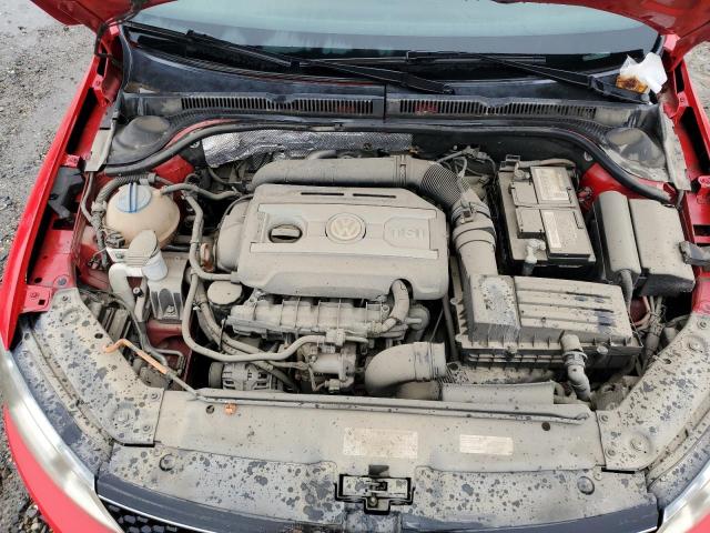 3VW4A7AJ4CM410118 - 2012 VOLKSWAGEN JETTA GLI Rojo foto 11