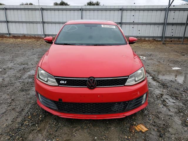 3VW4A7AJ4CM410118 - 2012 VOLKSWAGEN JETTA GLI Rojo foto 5