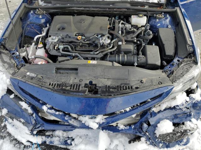 4T1T31AK9RU073878 - 2024 TOYOTA CAMRY SE NIGHT SHADE BLUE photo 11