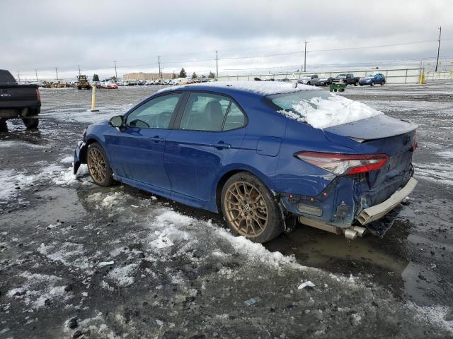 4T1T31AK9RU073878 - 2024 TOYOTA CAMRY SE NIGHT SHADE BLUE photo 2