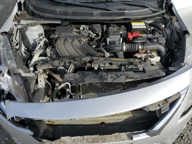 3N1CN7AP7GL822913 - 2016 NISSAN VERSA S SILVER photo 11