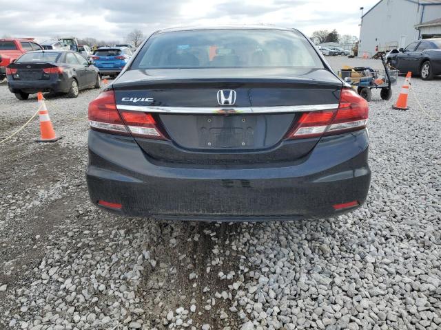 19XFB2F94FE045299 - 2015 HONDA CIVIC EXL შავი ფოტო 6