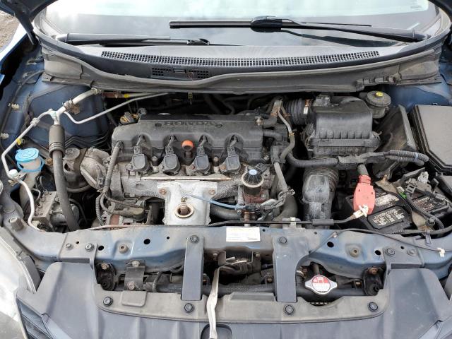 2HGFG3B80EH521007 - 2014 HONDA CIVIC EX BLUE photo 11