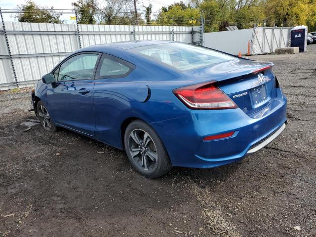 2HGFG3B80EH521007 - 2014 HONDA CIVIC EX BLUE photo 2
