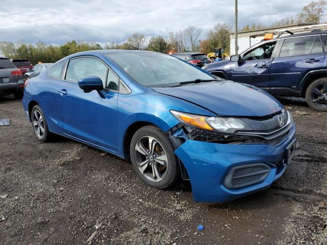 2HGFG3B80EH521007 - 2014 HONDA CIVIC EX BLUE photo 4