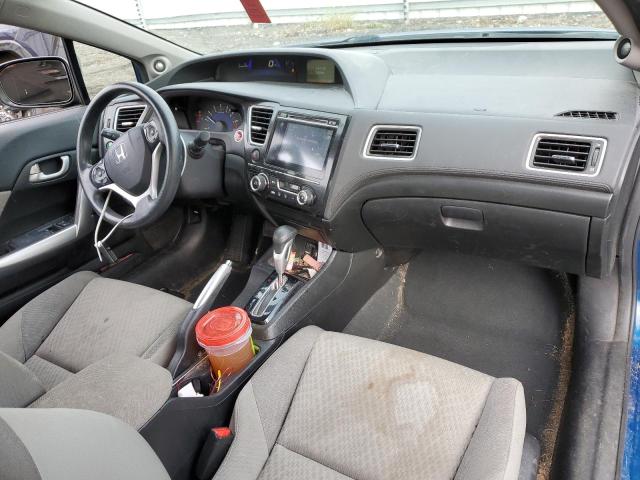 2HGFG3B80EH521007 - 2014 HONDA CIVIC EX BLUE photo 8