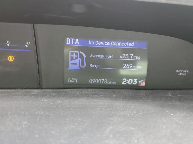 2HGFG3B80EH521007 - 2014 HONDA CIVIC EX BLUE photo 9