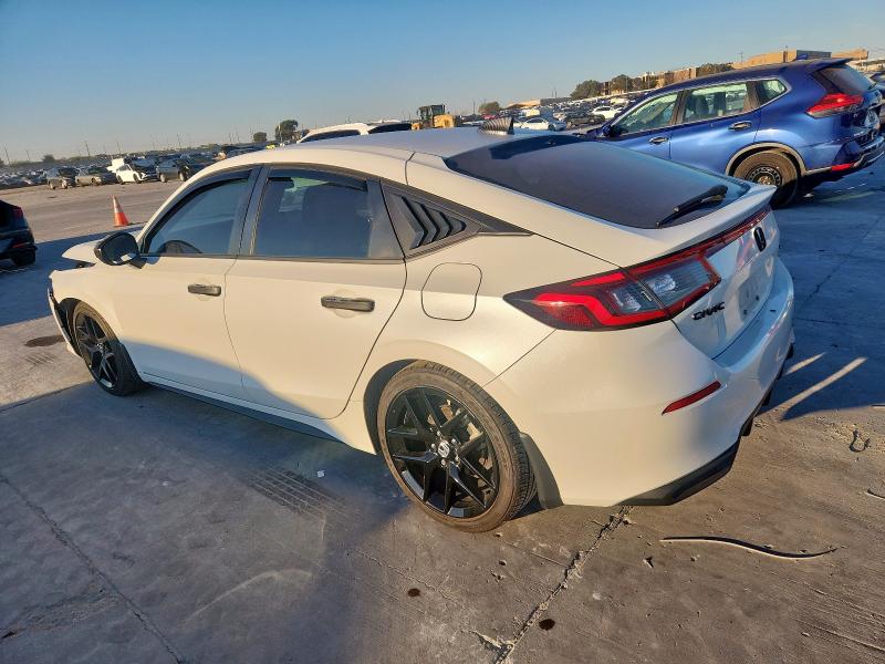 19XFL2H89NE019149 - 2022 HONDA CIVIC SPORT WHITE photo 2