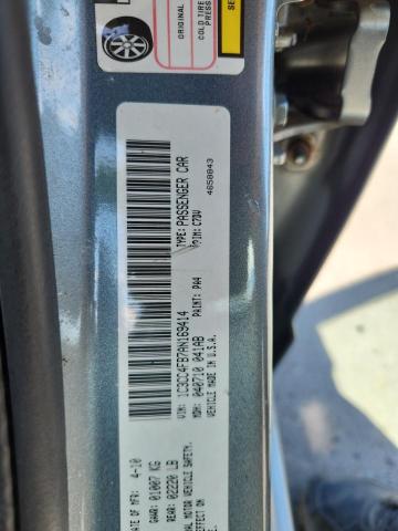 1C3CC4FB7AN169414 - 2010 CHRYSLER SEBRING TOURING GRAY photo 12