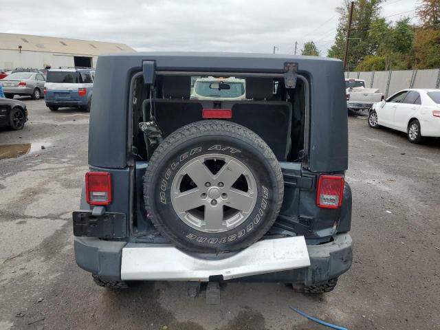 1J8FA54128L521036 - 2008 JEEP WRANGLER SAHARA BLUE photo 6