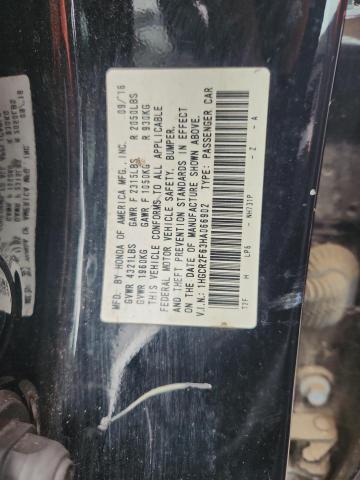 1HGCR2F63HA066902 - 2017 HONDA ACCORD SPORT BLACK photo 13