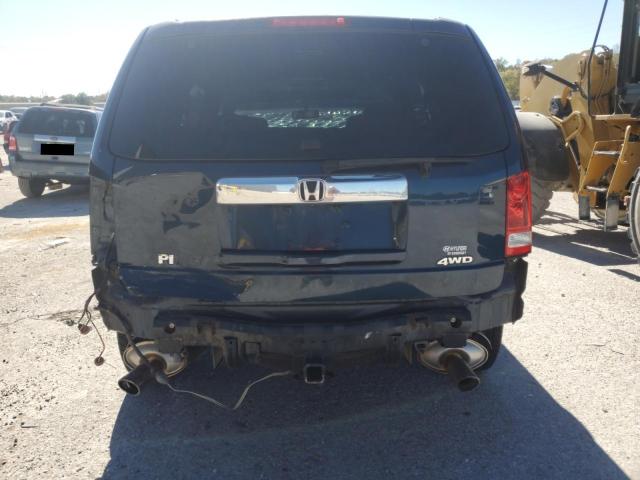 5FNYF4H6XAB017571 - 2010 HONDA PILOT EXL 蓝色 照片 6
