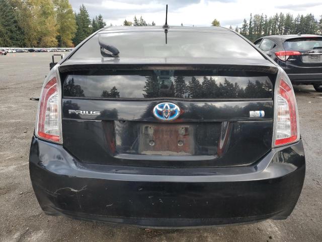 JTDKN3DUXD5555801 - 2013 TOYOTA PRIUS BLACK photo 6
