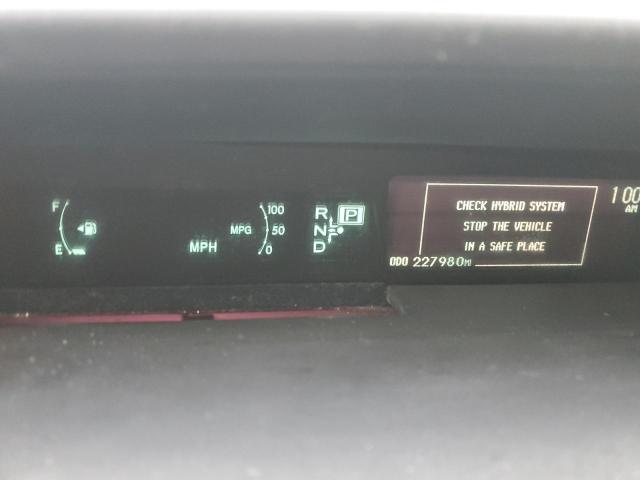 JTDKN3DUXD5555801 - 2013 TOYOTA PRIUS BLACK photo 9