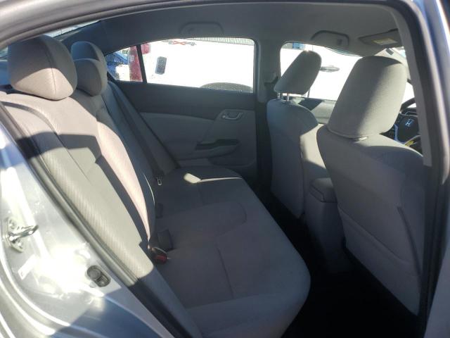 19XFB2F53DE240188 - 2013 HONDA CIVIC LX ვერცხლისფერი ფოტო 10