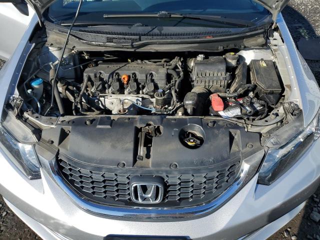 19XFB2F53DE240188 - 2013 HONDA CIVIC LX ვერცხლისფერი ფოტო 11