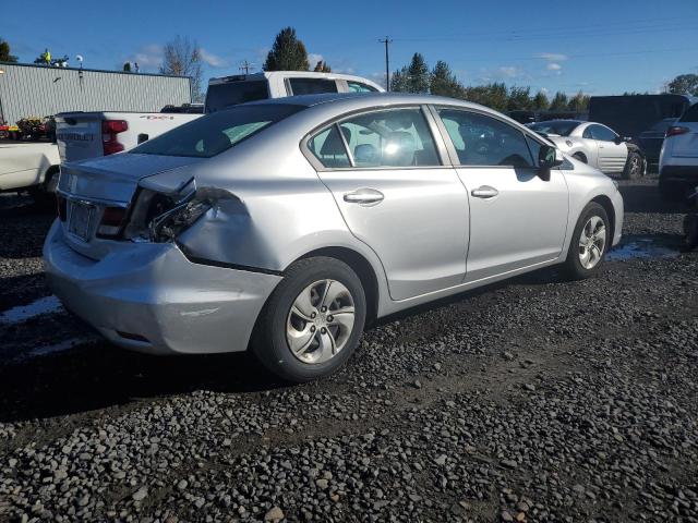 19XFB2F53DE240188 - 2013 HONDA CIVIC LX ვერცხლისფერი ფოტო 3