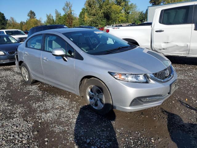 19XFB2F53DE240188 - 2013 HONDA CIVIC LX ვერცხლისფერი ფოტო 4