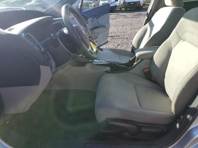 19XFB2F53DE240188 - 2013 HONDA CIVIC LX ვერცხლისფერი ფოტო 7