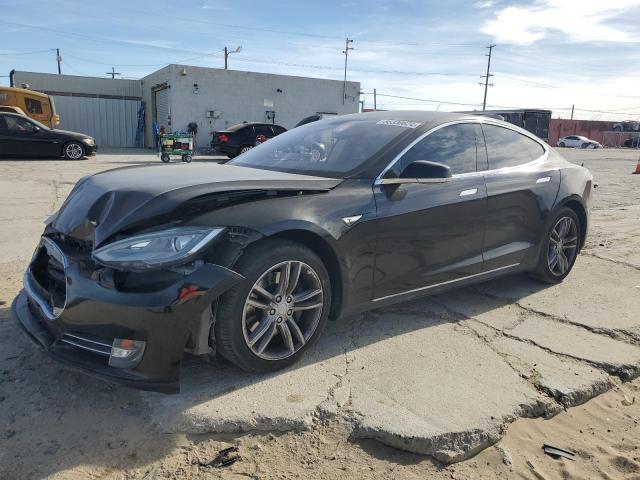 5YJSA1AG5DFP12633 - 2013 TESLA MODEL S BLACK photo 1