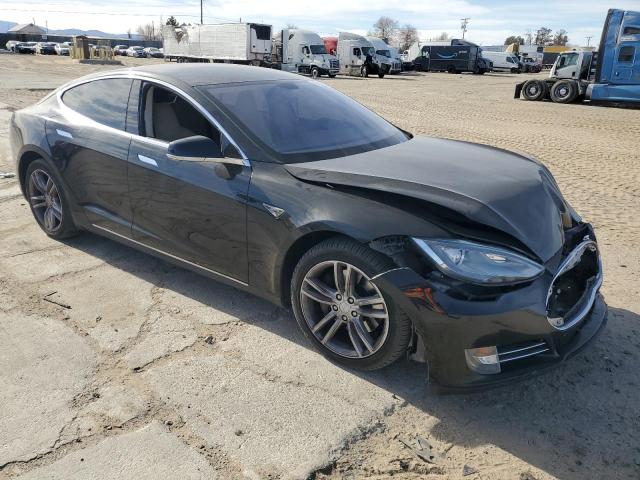 5YJSA1AG5DFP12633 - 2013 TESLA MODEL S BLACK photo 4