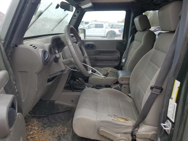 1J4GA59187L104520 - 2007 JEEP WRANGLER SAHARA 绿色 照片 7