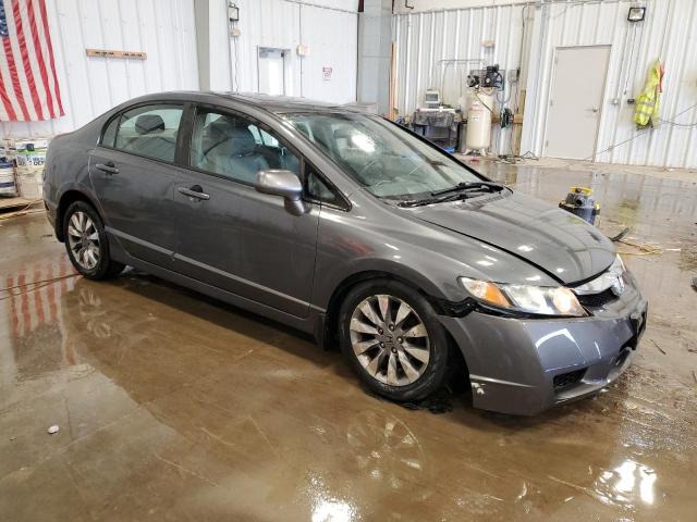 19XFA16959E011518 - 2009 HONDA CIVIC EXL 灰色 照片 4