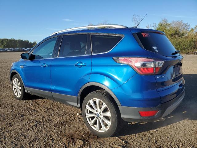 1FMCU9J96HUA10292 - 2017 FORD ESCAPE TITANIUM BLUE photo 2