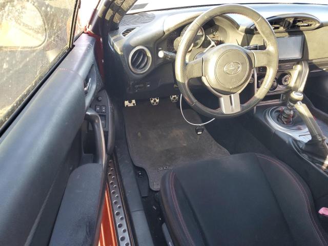 JF1ZNAA1XD1712401 - 2013 TOYOTA SCION FR-S ORANGE photo 8
