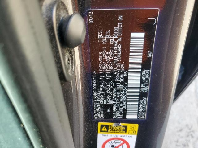 JTJBK1BA5D2034019 - 2013 LEXUS RX 350 BASE BROWN photo 14