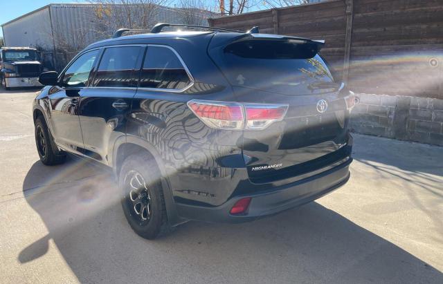 5TDJKRFH9FS208657 - 2015 TOYOTA HIGHLANDER XLE BLACK photo 3