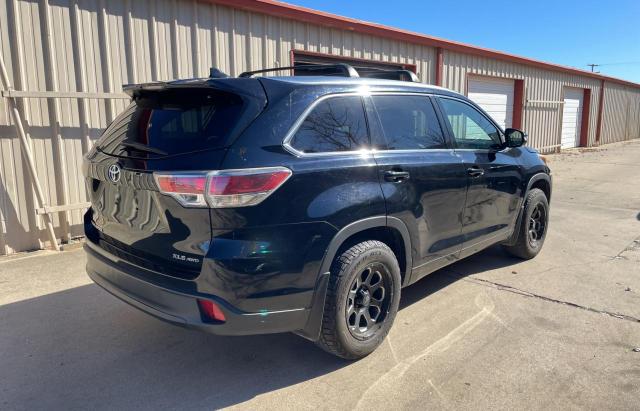 5TDJKRFH9FS208657 - 2015 TOYOTA HIGHLANDER XLE BLACK photo 4
