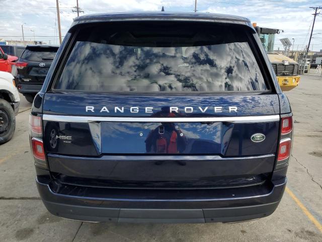 SALGS2RU8LA403337 - 2020 LAND ROVER RANGE ROVER HSE BLUE photo 6