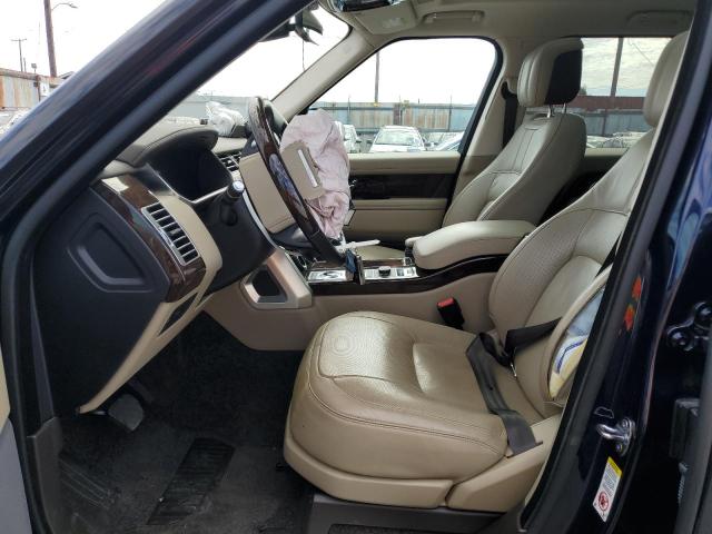 SALGS2RU8LA403337 - 2020 LAND ROVER RANGE ROVER HSE BLUE photo 7