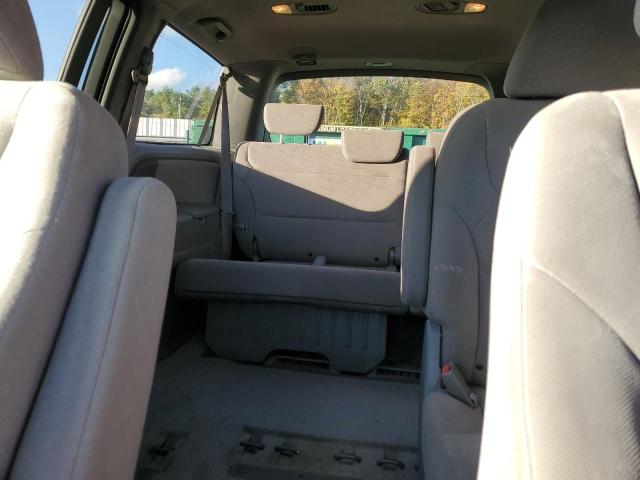 5FNRL3H40AB019674 - 2010 HONDA ODYSSEY EX BLUE photo 10