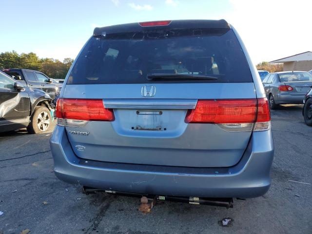 5FNRL3H40AB019674 - 2010 HONDA ODYSSEY EX BLUE photo 6