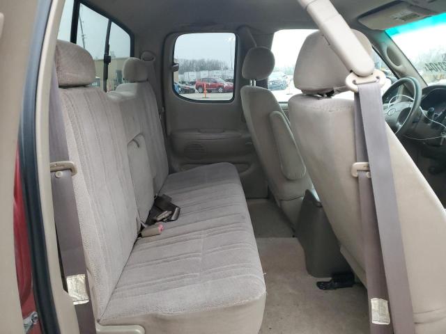 5TBRT3412YS098985 - 2000 TOYOTA TUNDRA ACCESS CAB წითელი ფოტო 10